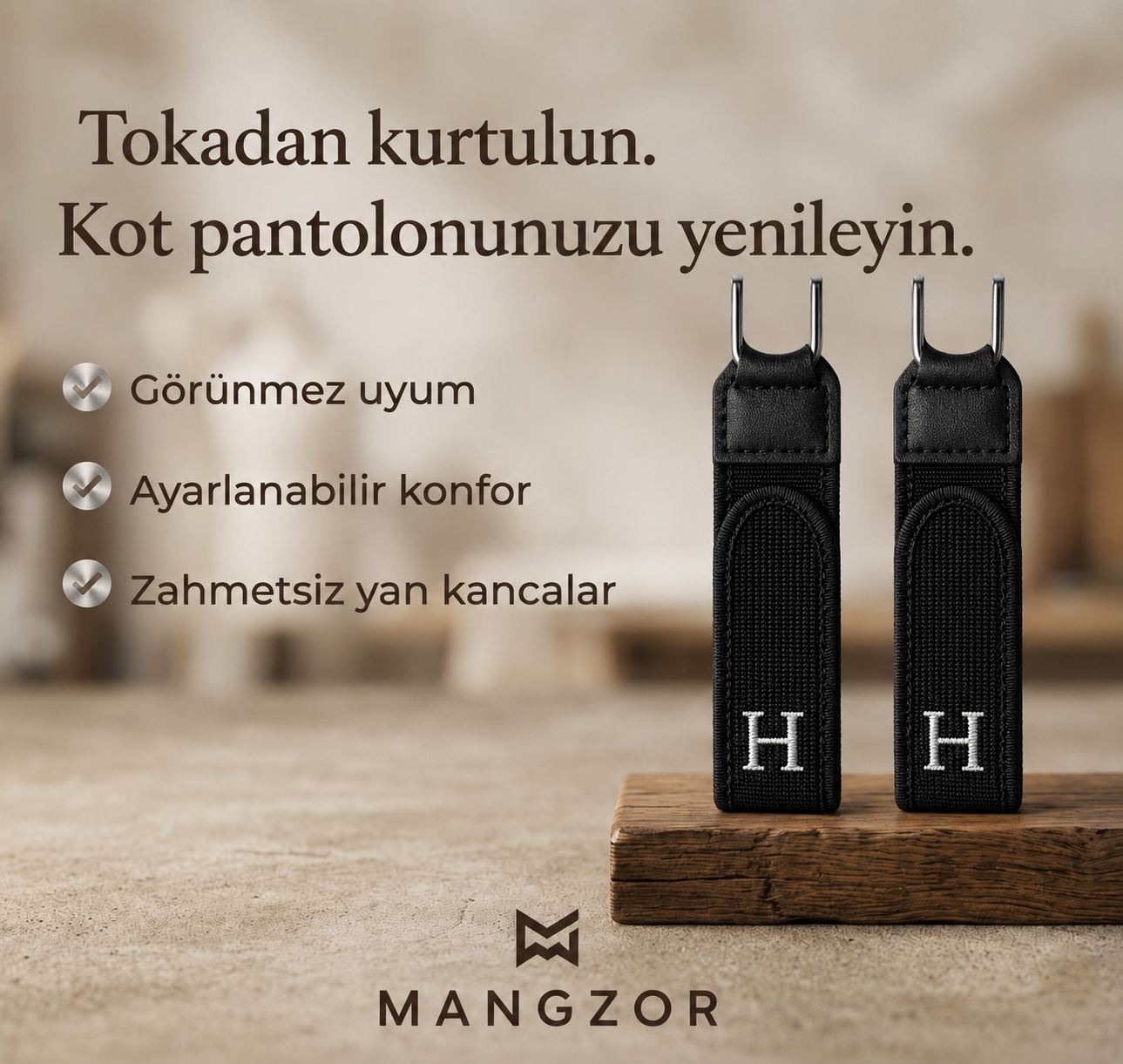 Mangzor™ Premium Tokasız Kemer